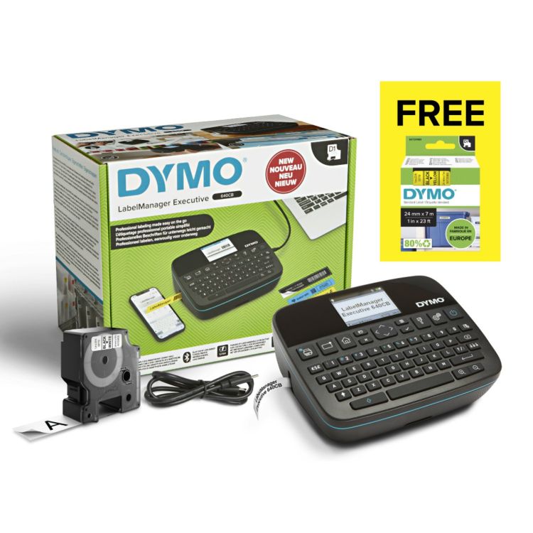 Dymo LabelManager Executive 640CB Labelling Machine + Free Tape Dymo LabelManager Executive 640CB Labelling Machine + Free Tape